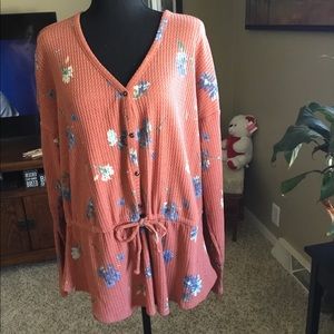 Maurices waffle top